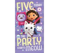 Gabby's Dollhouse 5th Birthday Card, Age 5 Kids Birthday Greeting Card