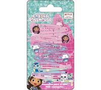 Gabby's Dollhouse 6 Piece Girls Hair Clips | Netflix Series Original Characters Glitter Metallic Brooches Set