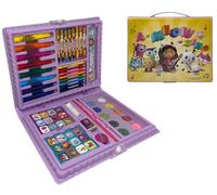 Gabby's Dollhouse 65 Piece Set of Colours and Stationery Drawing and Painting Kit