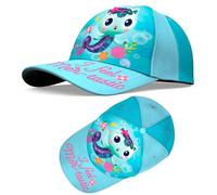 Gabby's Dollhouse Adventure-Ready Baseball Cap, Outdoor Cotton Hat for Girls, Turquoise Hat for Kids Gift School Sports 3+ Years, Designed for Explorers
