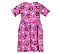 Gabby's Dollhouse AOP Day Dress, 100% Cotton, Casual Dress, Gabby, Pink