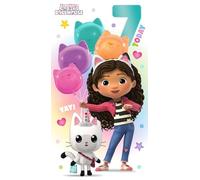 GABBYS DOLLHOUSE BIRTHDAY CARD AGE 7 HAPPY 7TH BIRTHDAY CARD