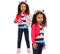 Gabby's Dollhouse Box Set Kids Fancy Dress Costume Plus Sticker Set Age 3-8