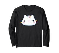 Gabby's Dollhouse Cakey Cat Big Face Long Sleeve T-Shirt
