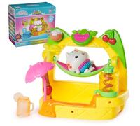 Gabby's Dollhouse , Cakey’s Fruit Smoothie Balcony Playset, 8-Pcs with Toy Figures, Dollhouse Accessories & Sensory Play, Kids Toys for Girls & Boys 3+