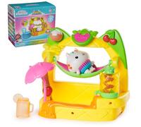 Gabby's Dollhouse, Cakey’s Fruit Smoothie Balcony Playset, 8-Pcs with Toy Figures, Doll’s House Accessories and Sensory Play, Kids’ Toys for Girls and Boys 3+