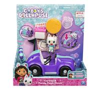Gabby's Dollhouse , Carlita Toy Car with Pandy Paws Collectible Figure and 2 Accessories, Kids Toys for Ages 3 and up