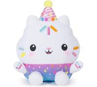 Gabby's Dollhouse Celebrations, Sprinkle Party Cakey Cat Soft Toy, 25-Centimetr