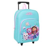 GABBY'S Dollhouse Children's Backpack with Compact Trolley Ideal for Children of Different Ages, Comfortable and Versatile, Quality and Durability, 33 x 43 x 15 cm