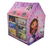 Gabby's Dollhouse Kids' Play Tent | Officially Licensed Design for Imaginative Indoor & Outdoor Pink Play Story Teepee Den Hideaway | Age 2+