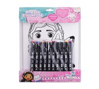 GABBY'S DOLLHOUSE COLOUR BY NUMBERS ACTIVITY SET