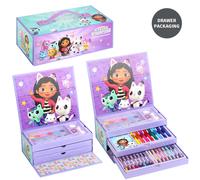 Gabby's Dollhouse Colouring Art Case Painting Activity Chest Kids Set