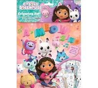 Gabbys Dollhouse Colouring Set Pencils Stickers Colouring Sheets Childrens Activity Creative Age 3+