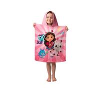Gabby's Dollhouse Cotton Hooded Towel in Pale Pink Gabby's Dollhouse Pale Pink