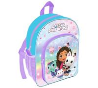 Gabby's Dollhouse Deluxe Kids Girls' Backpack - 31cm x 24cm x 10cm Schoolbag Travel Rucksack