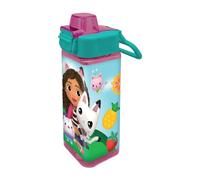 Gabbys Dollhouse Drinking Bottle with Click Closure [500 ml], Colourful