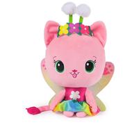 Gabby's Dollhouse Fairylandia Official Rainbow Light-Up Kitty Fairy Plush, Cat Stuffed Animal, Sensory Toys for Ages 3 and Up.