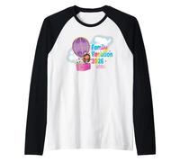 Gabby's Dollhouse Family Vacation 2026 Balloon Ride Raglan Baseball Tee