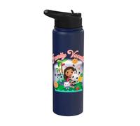 Gabby's Dollhouse Family Vacation Fun Stainless Steel Insulated Water Bottle