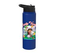 Gabby's Dollhouse Family Vacation Fun Stainless Steel Insulated Water Bottle