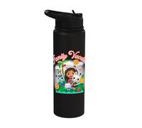 Gabby's Dollhouse Family Vacation Fun Stainless Steel Insulated Water Bottle