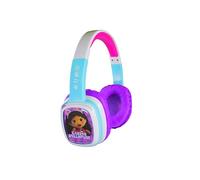 Gabbys Dollhouse Flip'n'Switch Wired Kid's Headphones With 8 Changeable Fun Design Cards. Soft, Comfy Cushioned Earcups And Adjustable Headband.