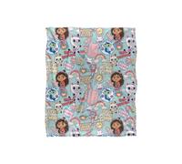 Gabby's Dollhouse - Gabby Cat Badges 152 X 127 cm Silky Touch Super Soft Throw Blanket Gabby's Dollhouse White One Size