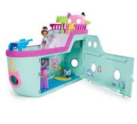 Gabby's Dollhouse, Gabby Cat Friend Ship, Cruise Ship Toy with 2 Toy Figures & C