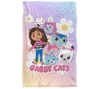 Gabby'S Dollhouse Gabby Cats Rainbow Silky Touch Super Soft Throw Blanket 91 x 147 Cm