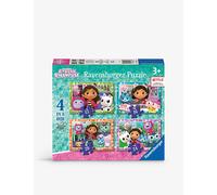 Ravensburger Gabby’s Dollhouse Jigsaw Puzzles for Kids Ages 3 Years and Up - 4 in a Box (12, 16, 20, 24 Pieces) - Educational Puzzles for Toddlers