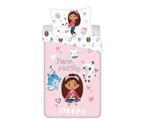 Gabby and the Magic House Bedding Set, Polycotton, Duvet Cover 135 x 200 cm and Pillowcase 80 x 80 cm