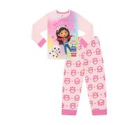 Gabby's Dollhouse Girls Glitter Makes Everything Better Long Pink Pyjama Set (5-6 Years)