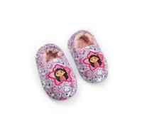 DREAMWORKS GABBY'S DOLLHOUSE Gabby's Dollhouse Gabby Girls Pink & Purple Slip On Loafer Slippers | Indoor Comfort House Shoes | Gabby's Dollhouse Merch - 10 UK Child