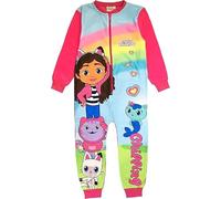 Gabby's Dollhouse Girls Onesie, Sleepsuit, All in One Pyjamas, Pink, Age 2-8 Years