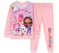 Gabby's Dollhouse Girls Pyjamas Set, Long PJs for Kids & Toddlers, Cosy Winter Loungewear Official Nightwear, Gifts for Girls (4-5 Years, Pink)
