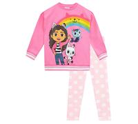 Gabby's Dollhouse Girl's Sweatshirt & Leggings Outfit Set in Pink | Size: 6-7 Years Gabby's Dollhouse Pink 6-7 Years