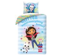 Gabby's Dollhouse Glitter Makes Everything Better Reversible Duvet Set | Size: Single Gabby's Dollhouse Multicolor Single