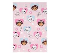 Gabby's Dollhouse Hearts & Stars Fleece Blanket Multi