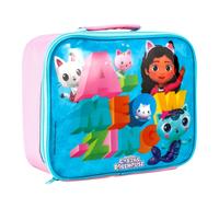 Zawadi Global Gabby's Dollhouse Rectangular Insulated Lunch Box Bag for Boys and Girls, Perfect Size for Packing Hot or Cold Snacks for School and Travel, BPA Free