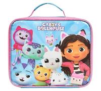 Gabby's Dollhouse Insulated Kids Lunch Bag with Handle, Official Merchandise by Polar Gear, 600D Polyester Rectangular Food Cooler Reusable Thermal Cool Bag for School Nursery Snacks Picnic