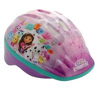 Gabby's Dollhouse Kids Bike Helmet Officially Licensed Character Design Robust EPS Inner Material, Adjustable Size, Ventilated Shell for Cooling Suitable for Head Sizes 48-52cm
