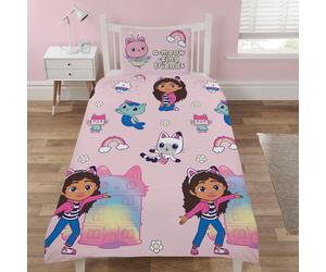 Gabby's Dollhouse Kids Pink Bedding Set - Single