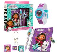 Gabby's Dollhouse Kids Watch and Accessories Set - Fun and Colourful Digital Watch - Cute Girls Gifts