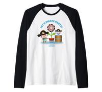 Gabby's Dollhouse Let's Pirate Party Raglan Baseball Tee