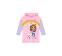 DREAMWORKS Gabby’s Dollhouse Girls Longline Hoodie | Pink 3-4 Years