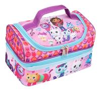 Gabby's Dollhouse - Lunch Bag for Kids - Multi-Compartment Snack Bag for Girls School - Insulated & Large Capacity - Pink