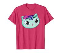 Gabby's Dollhouse Mercat Big Face T-Shirt, Men, Red Heather, Large