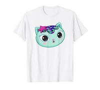 Gabby's Dollhouse Mercat Big Face T-Shirt, Men, White, Small