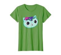 Gabby's Dollhouse Mercat Big Face T-Shirt, Women, Grass Green, Small