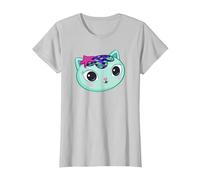 Gabby's Dollhouse Mercat Big Face T-Shirt, Women, Silver Grey, 3X-Large